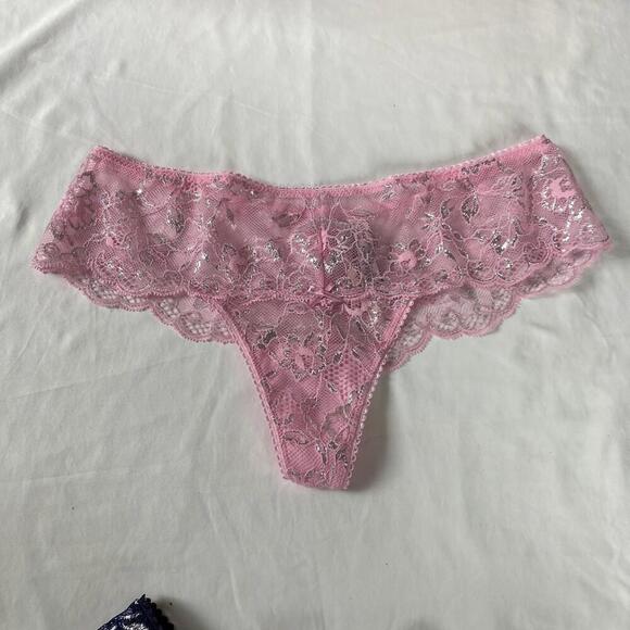 Victoria Secret Allure Shine Hipster Thong Panty - Picture 1 of 2